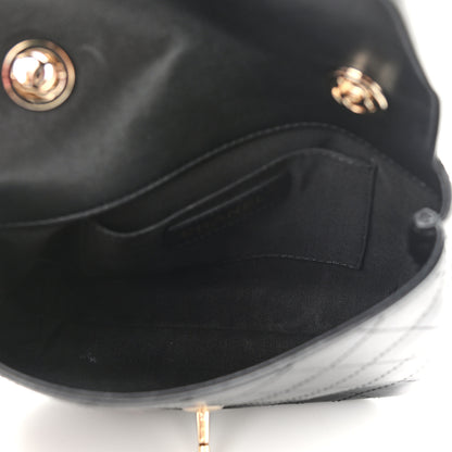 Chanel Calfskin Stitched Small Covered CC Flap Bag Black 5 of 11