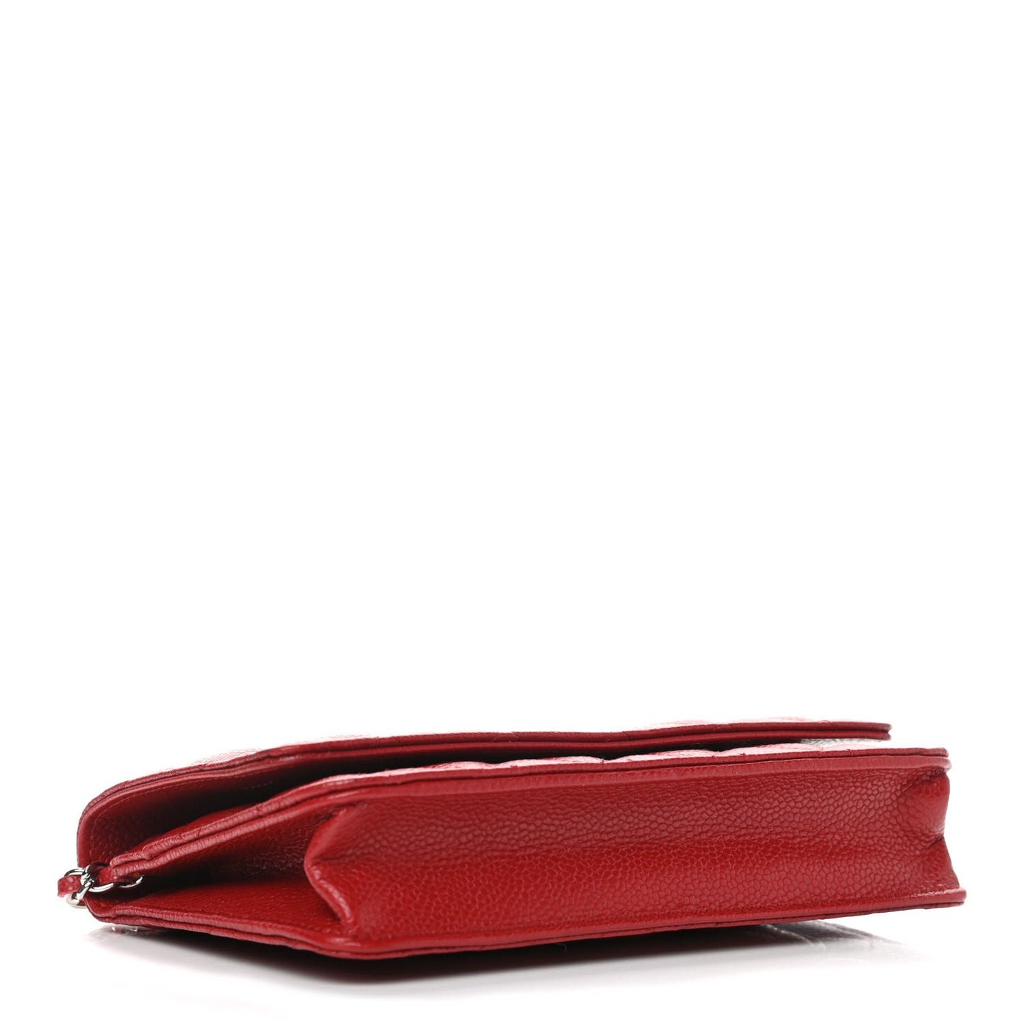 Caviar Quilted Wallet On Chain WOC Red
