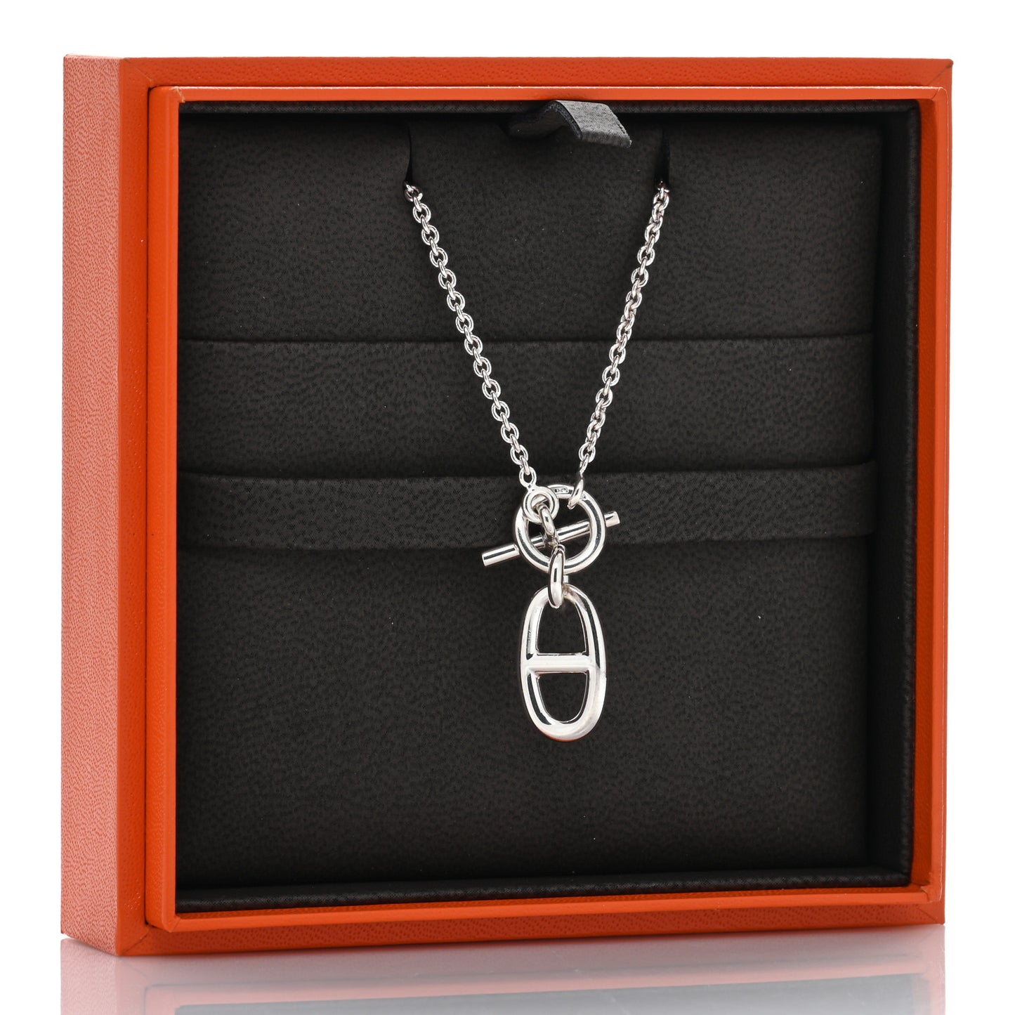 Sterling Silver Amulette Chaine d'Ancre Necklace