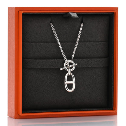 Hermes Sterling Silver Amulette Chaine d'Ancre Necklace 5 of 5