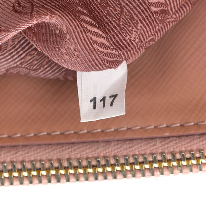 Prada Saffiano Vernice Mini Galleria Double Zip Tote Orchidea 7 of 11