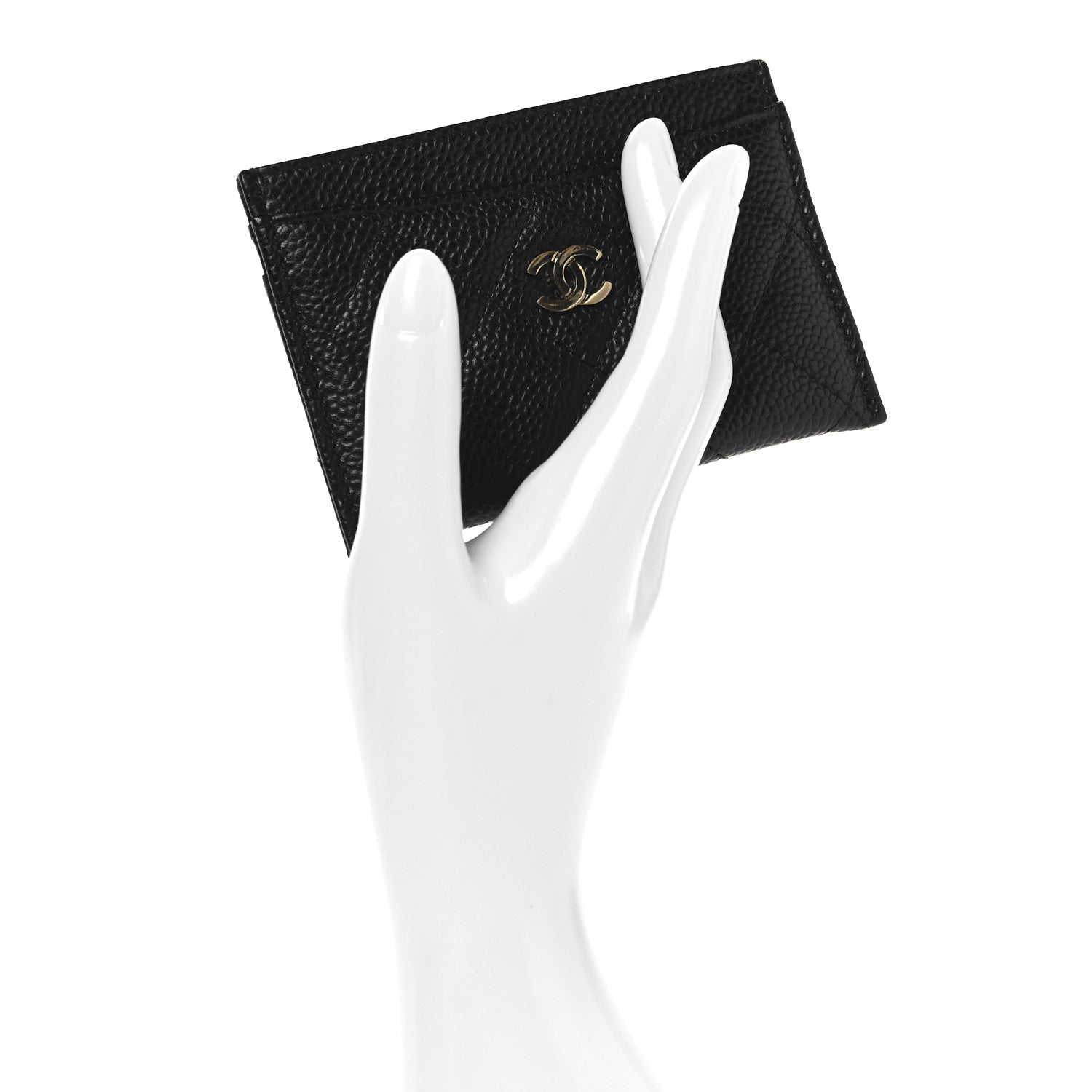 Chanel Caviar Quilted Card Holder Black 2 of 9
