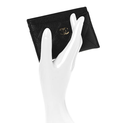 Chanel Caviar Quilted Card Holder Black 2 of 9