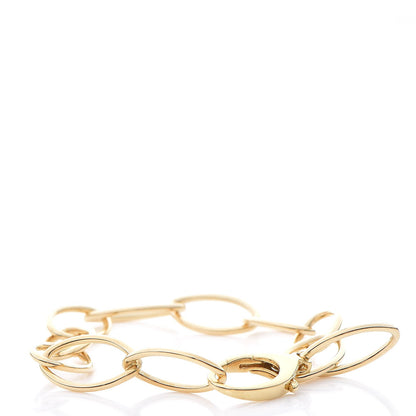 Tiffany 18K Yellow Gold Oval Link Bracelet 3 of 6