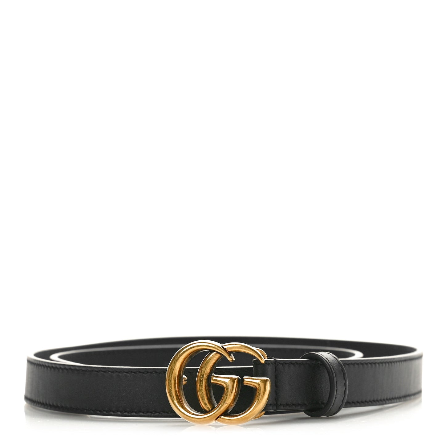 Calfskin Double G 20mm Belt 85 34 Black