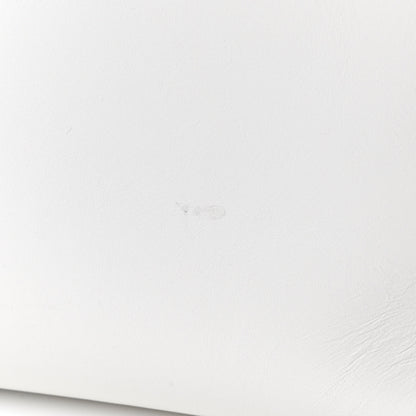 Celine Shiny Smooth Calfskin Twisted Cabas White Black 5 of 5