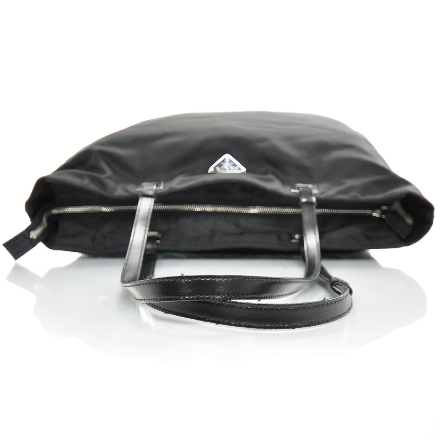 Prada Tessuto Nylon Large Tote Nero Black 5 of 10