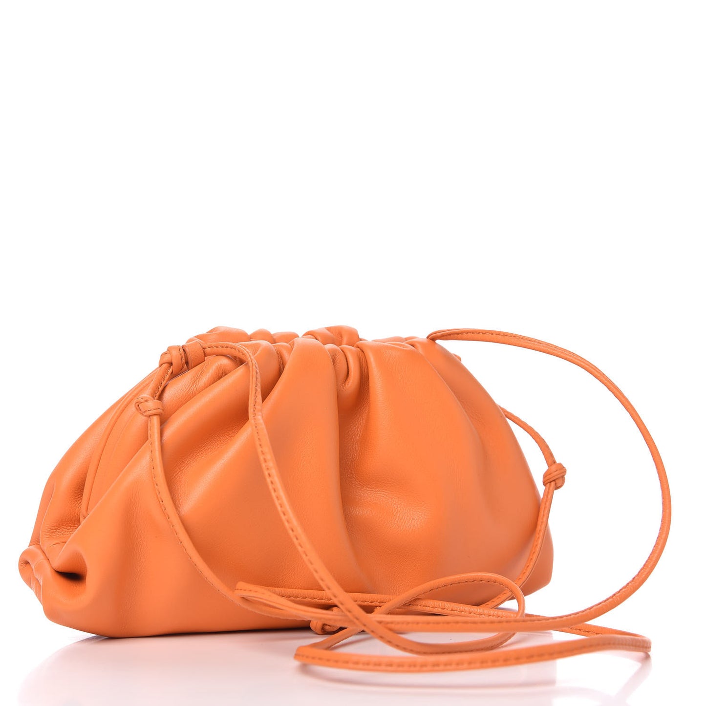 Butter Calfskin The Mini Pouch Light Orange