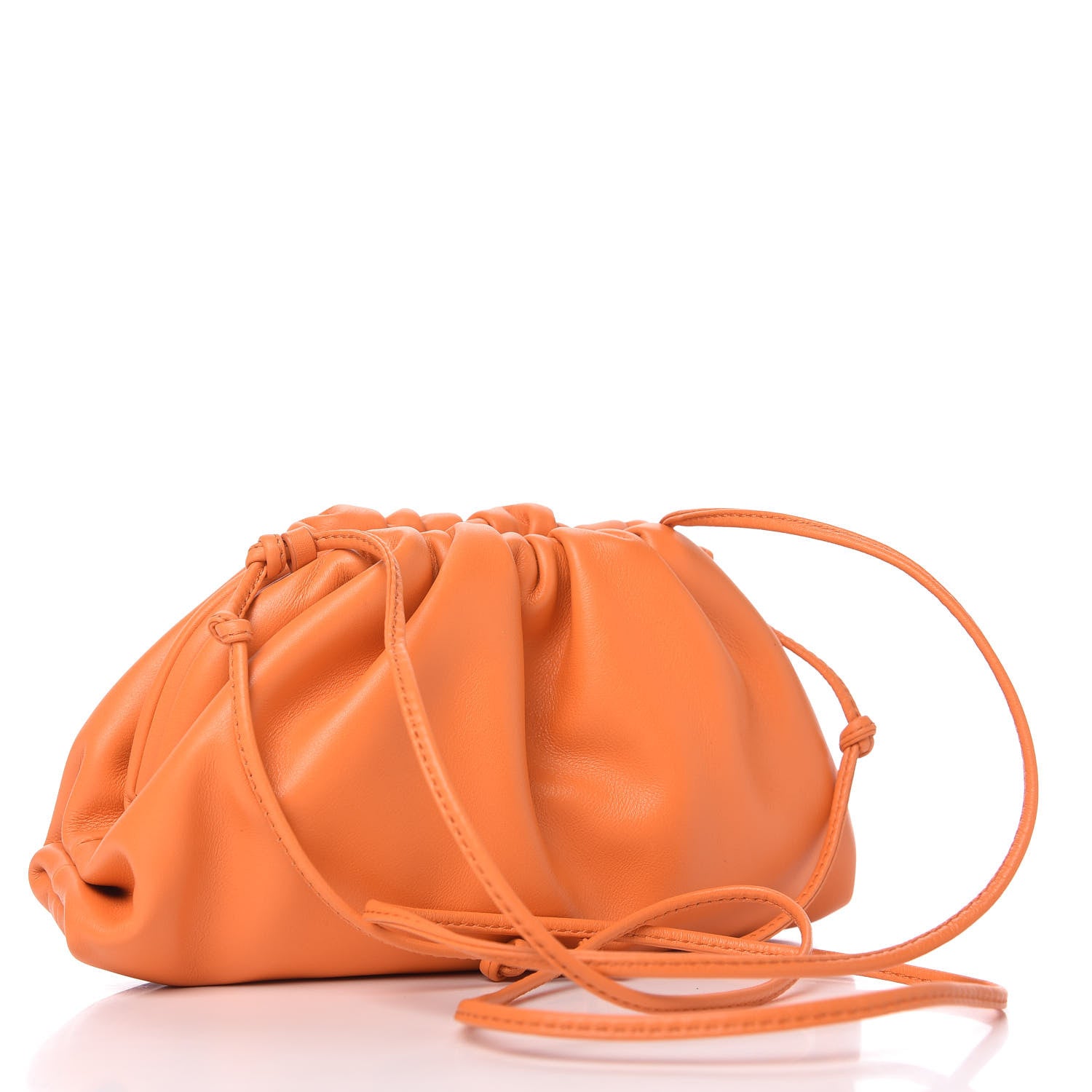 Bottega Veneta Butter Calfskin The Mini Pouch Light Orange 3 of 8
