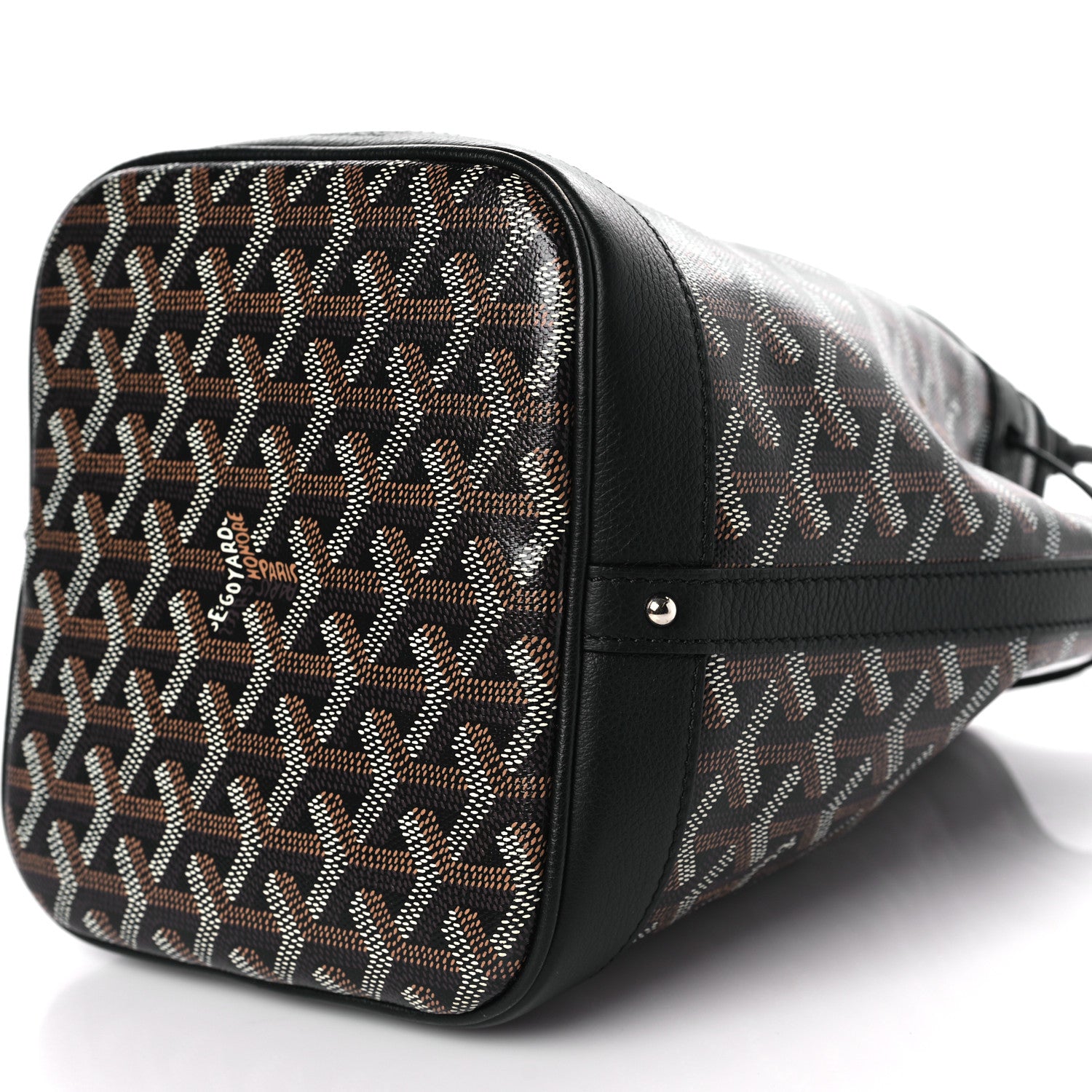 Goyard Goyardine Petit Flot Bucket Bag PM Black 8 of 8