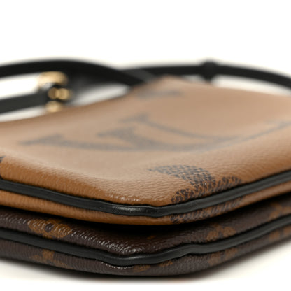 Louis Vuitton Reverse Monogram Giant Double Zip Pochette 10 of 12