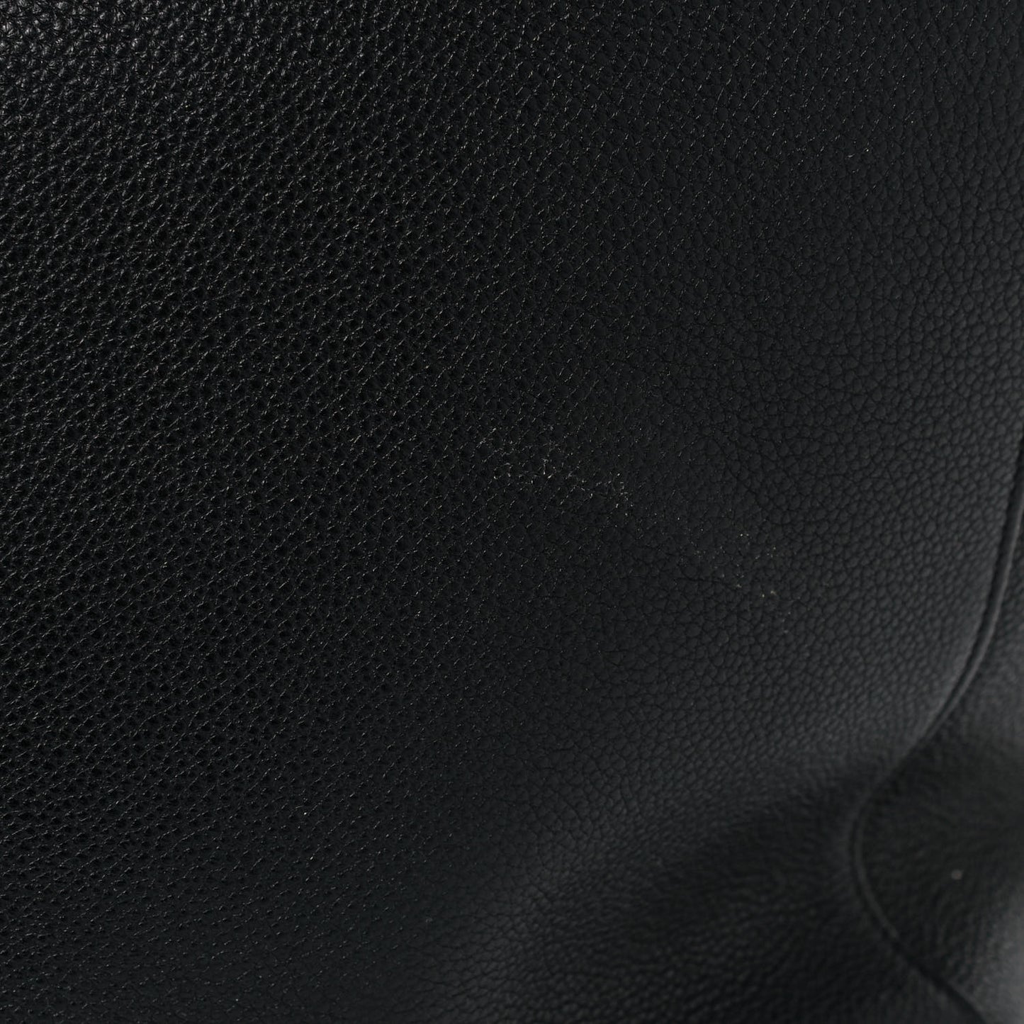 Soft Grained Calfskin Small Belt Cabas Black