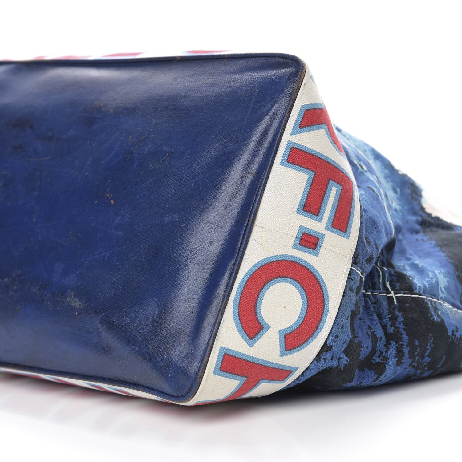 Chanel Canvas Surf Tote Red Blue 23 of 25