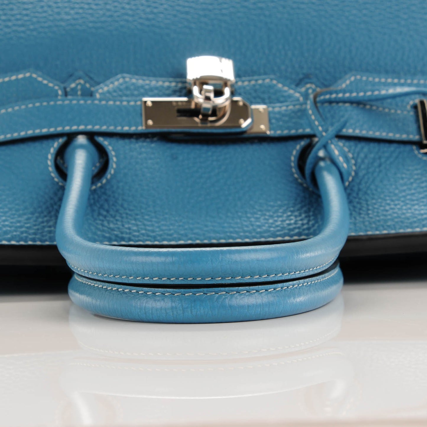 Togo Birkin 35 Blue Jean