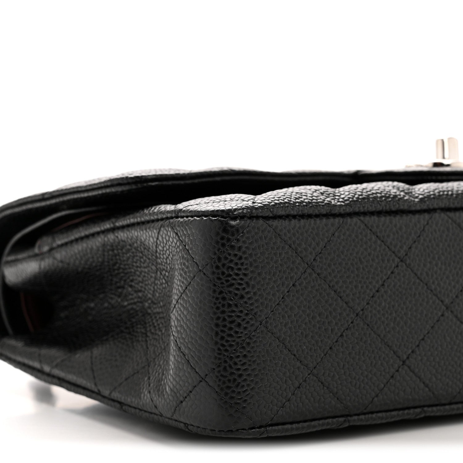 Chanel Caviar Quilted Medium Double Flap Black 9 of 11