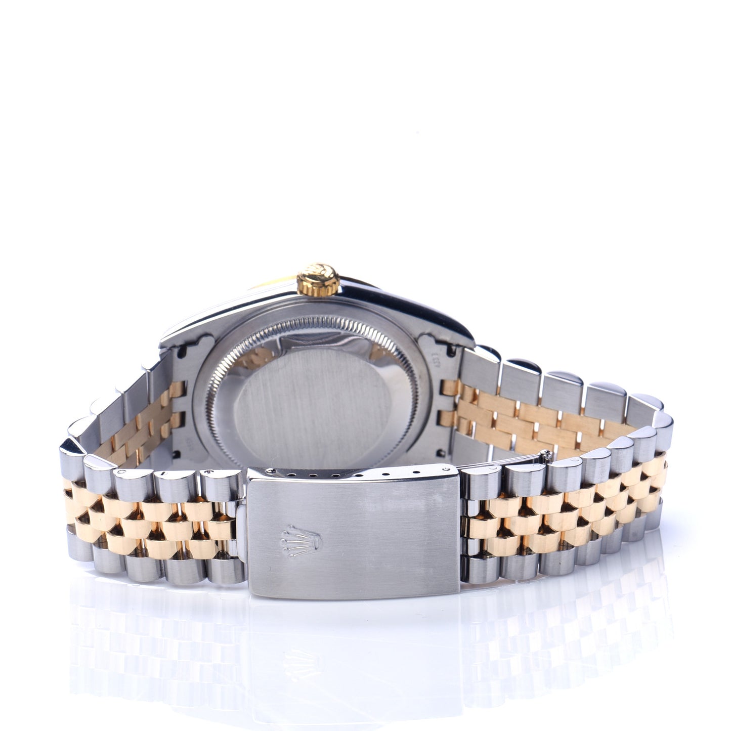 Stainless Steel 18K Yellow Gold 36mm Oyster Perpetual Datejust Watch Champagne 16233