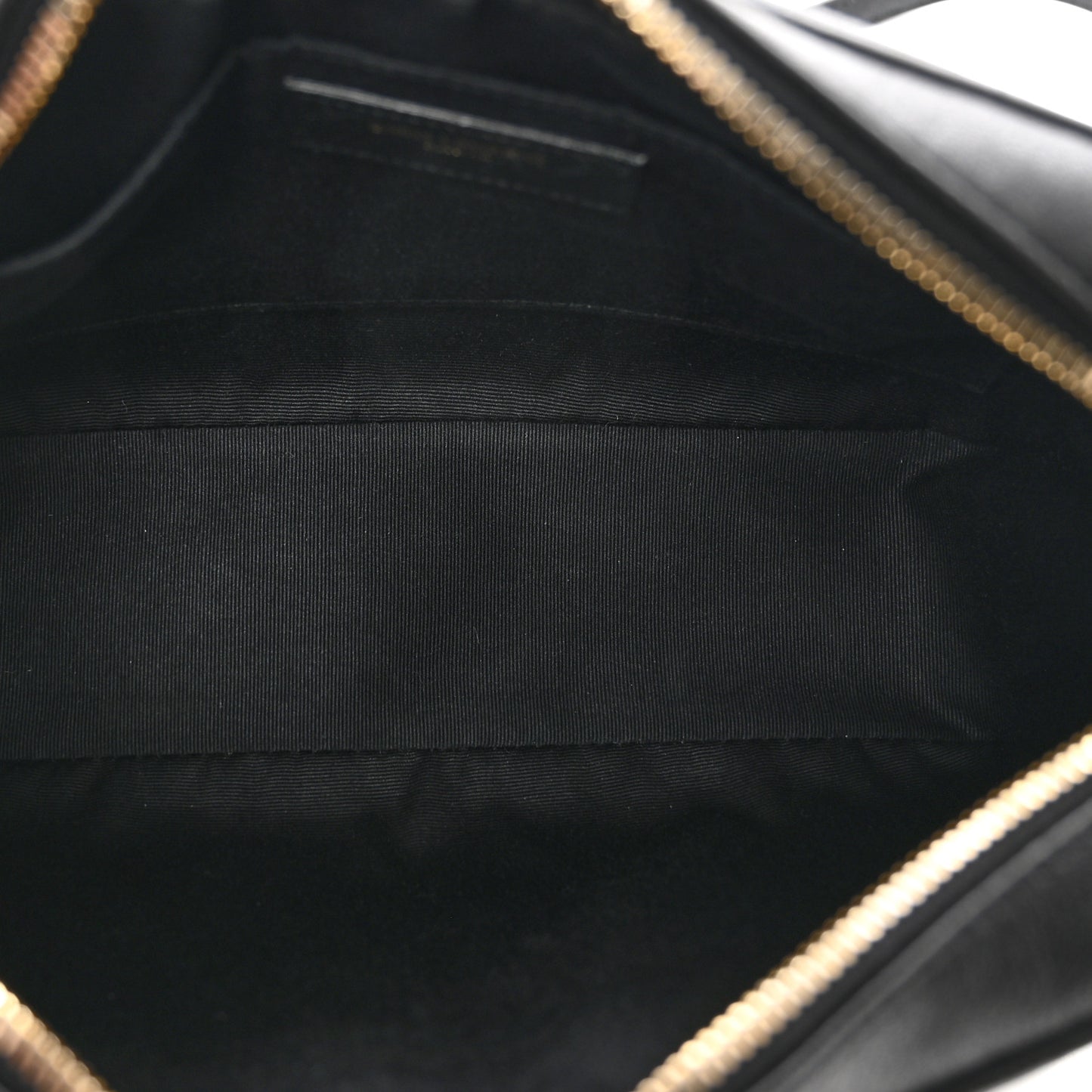 Grained Lambskin Monogram Lou Camera Bag Black