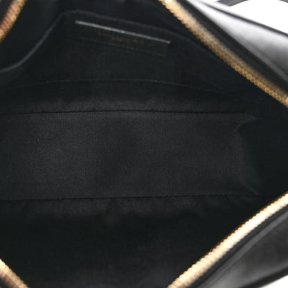 Saint Laurent Grained Lambskin Monogram Lou Camera Bag Black 6 of 9