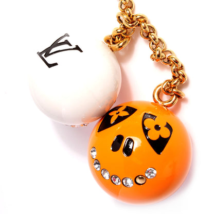 Louis Vuitton Halloween Jack and Lucie Key Cles Orange 4 of 5