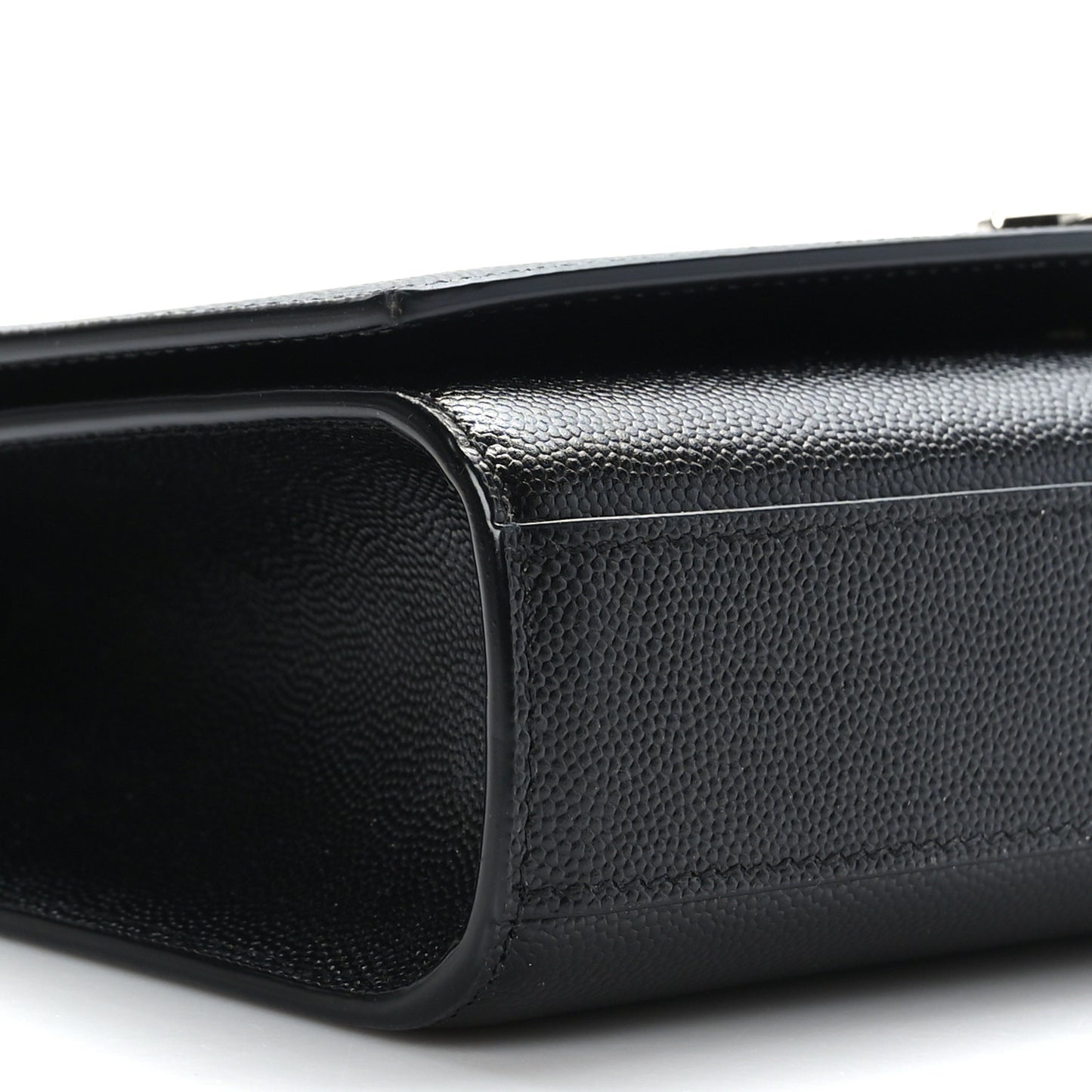 Grain De Poudre Medium Classic Monogram Kate Satchel Black