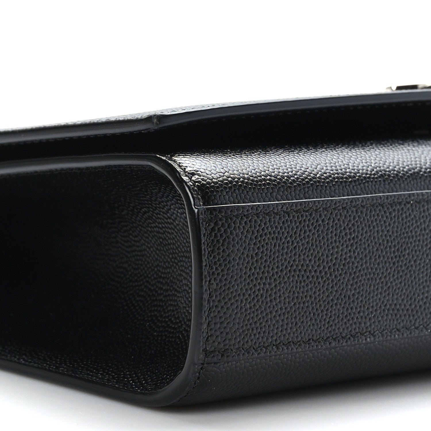 Saint Laurent Grain De Poudre Medium Classic Monogram Kate Satchel Black 7 of 8