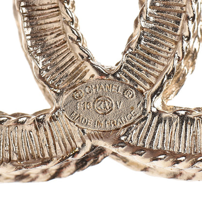 Chanel Pearl CC Brooch Light Gold 4 of 4