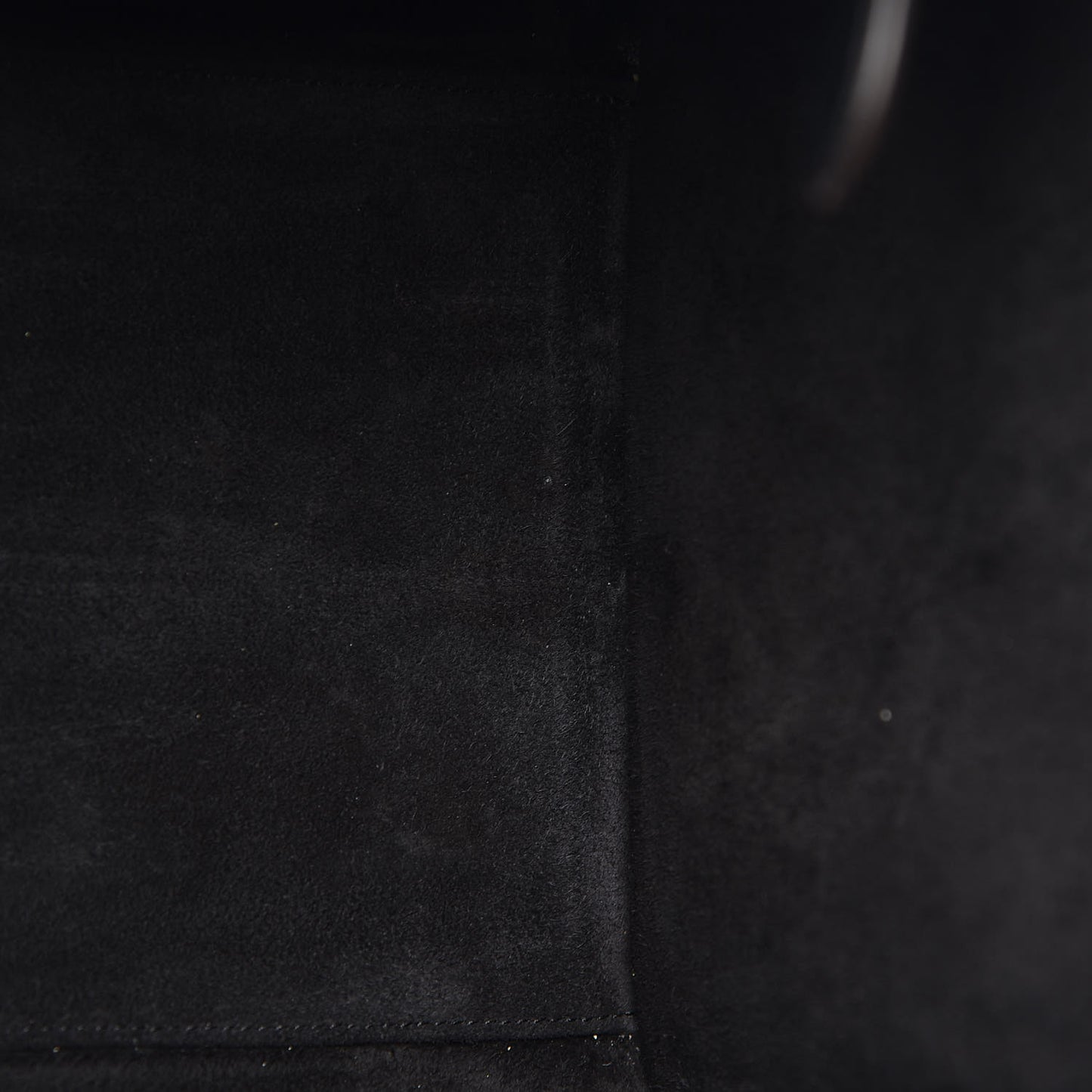 Drummed Calfskin Mini Luggage Black