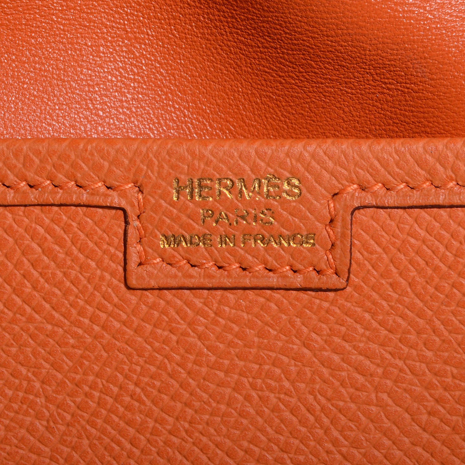 Hermes Epsom Jige Elan 29 Clutch Orange 6 of 7