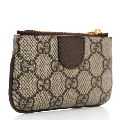Gucci GG Supreme Monogram Web Ophidia Key Case Beige New Acero 3 of 7