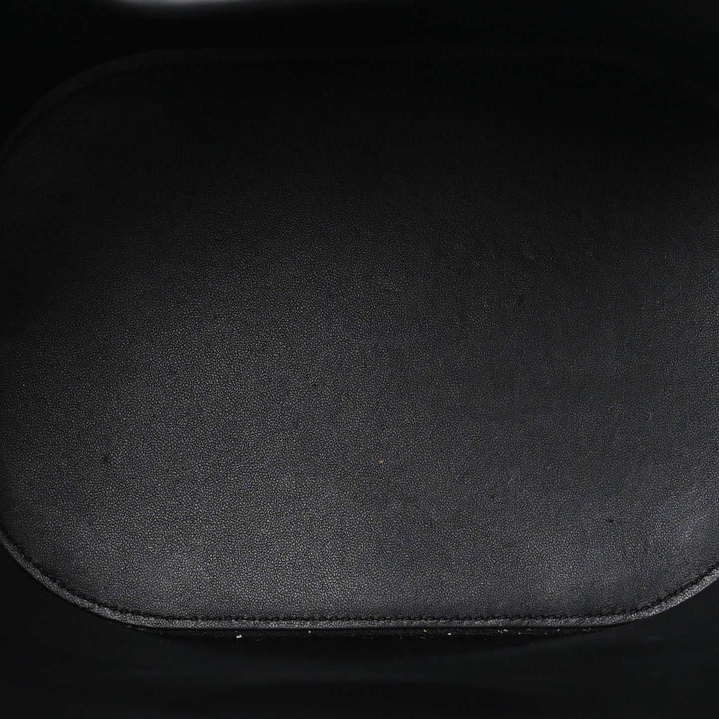 Smooth Calfskin Triomphe Medium Louise Bag Black