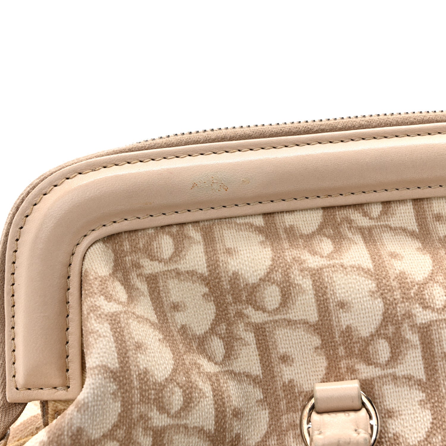 Christian Dior Monogram Trotter Romantique Zipped Tote Beige 15 of 16