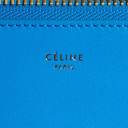 Celine Lambskin Small Trio Crossbody Turquoise 6 of 8