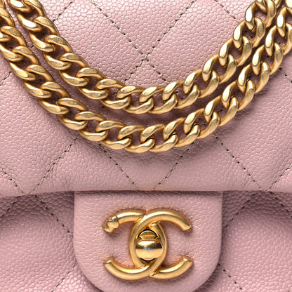 Chanel Caviar Quilted Mini Rectangular Sweetheart Flap Lilac 8 of 11