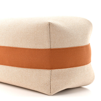 Hermes Canvas Large Bride-A-Brac Cabriole Case Biscuit 9 of 11