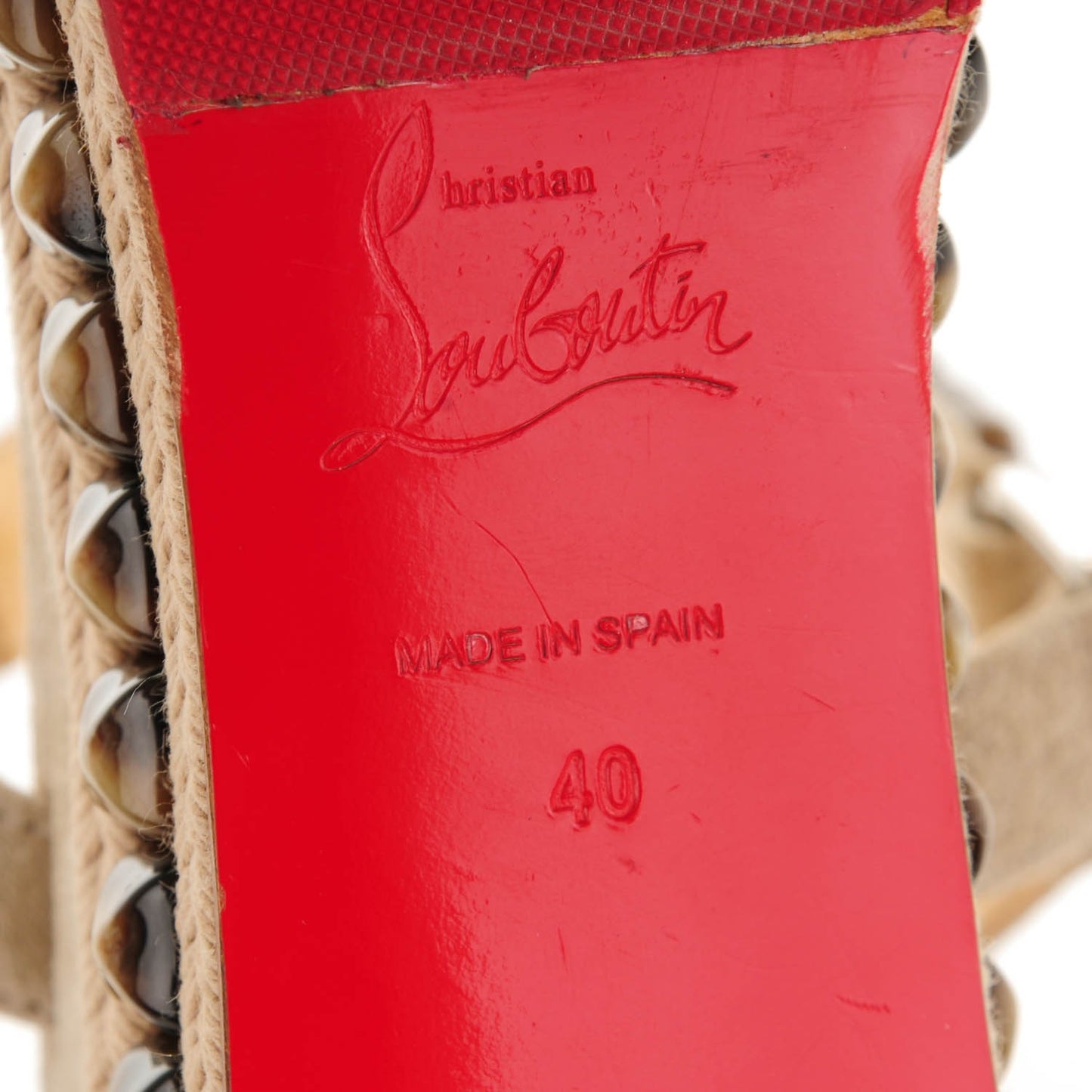 Suede Cataclou 60 Platform Sandals 40 Sable