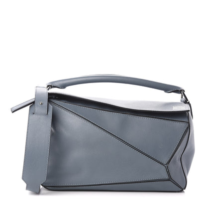 Loewe Calfskin Medium Puzzle Bag Stone Blue 1 of 9
