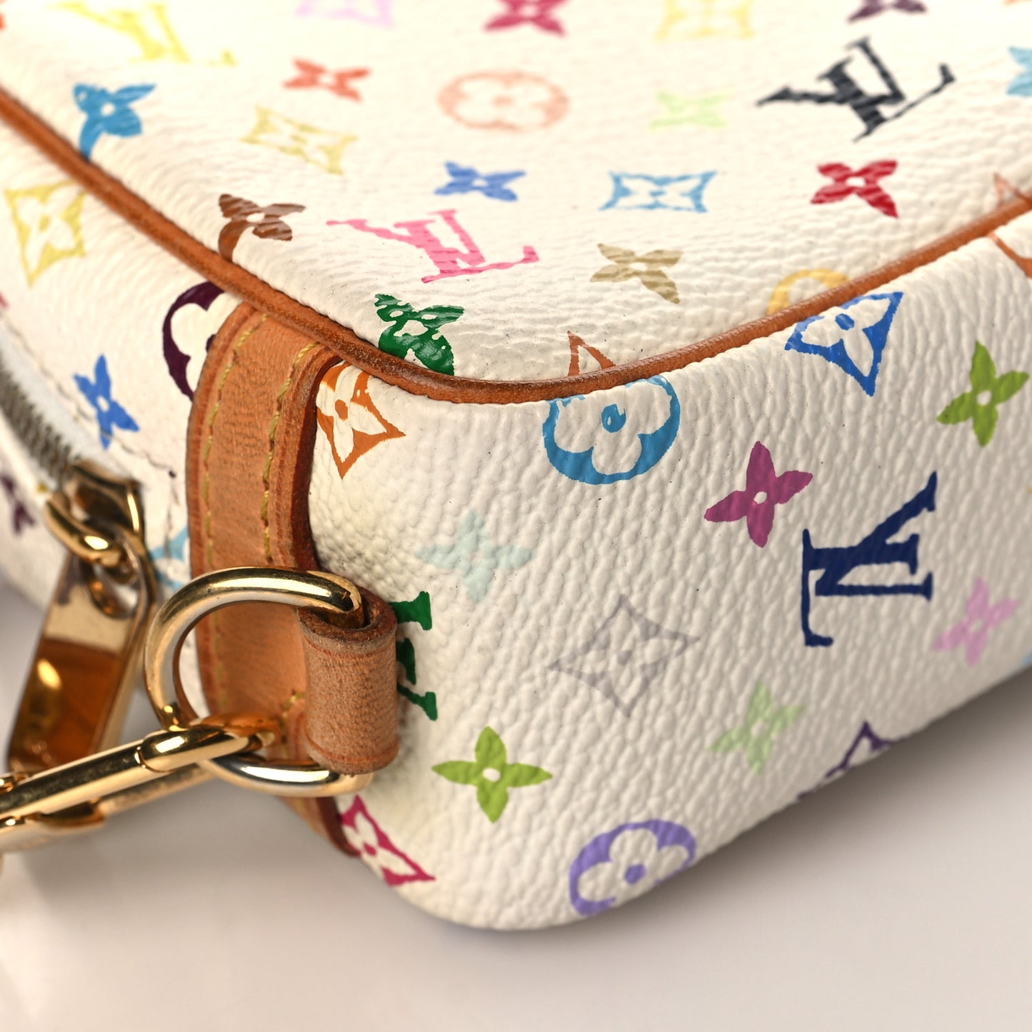 Monogram Multicolor Trousse Wapity White
