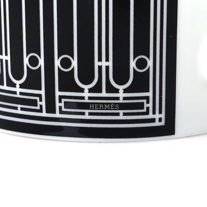 Hermes Porcelain H Deco Mug N°2 Black 6 of 10