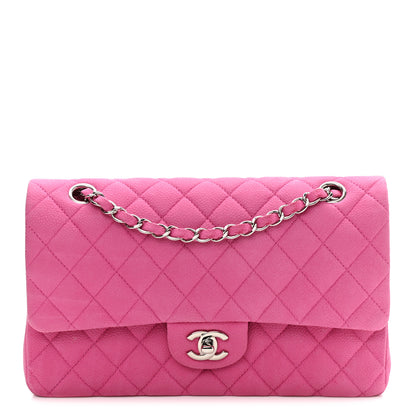 Chanel Iridescent Caviar Quilted Medium Double Flap Pink 1 of 12