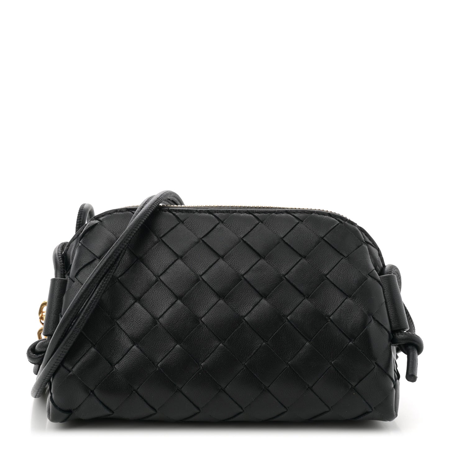 Nappa Intrecciato Concert Pouch Black