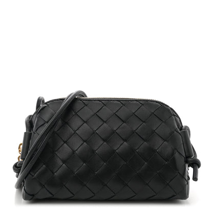 Bottega Veneta Nappa Intrecciato Concert Pouch Black 1 of 10