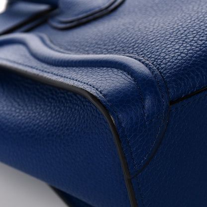 Celine Palmelato Calfskin Nano Luggage Indigo 11 of 14