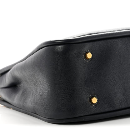Mulberry Small Classic Grain Calfskin Leighton Midnight Blue 9 of 11