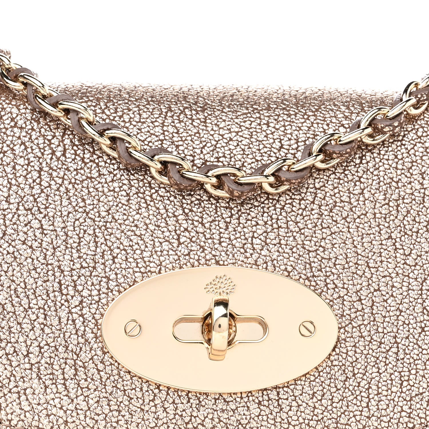 Mulberry Metallic Goatskin Mini Lily Mushroom 7 of 9