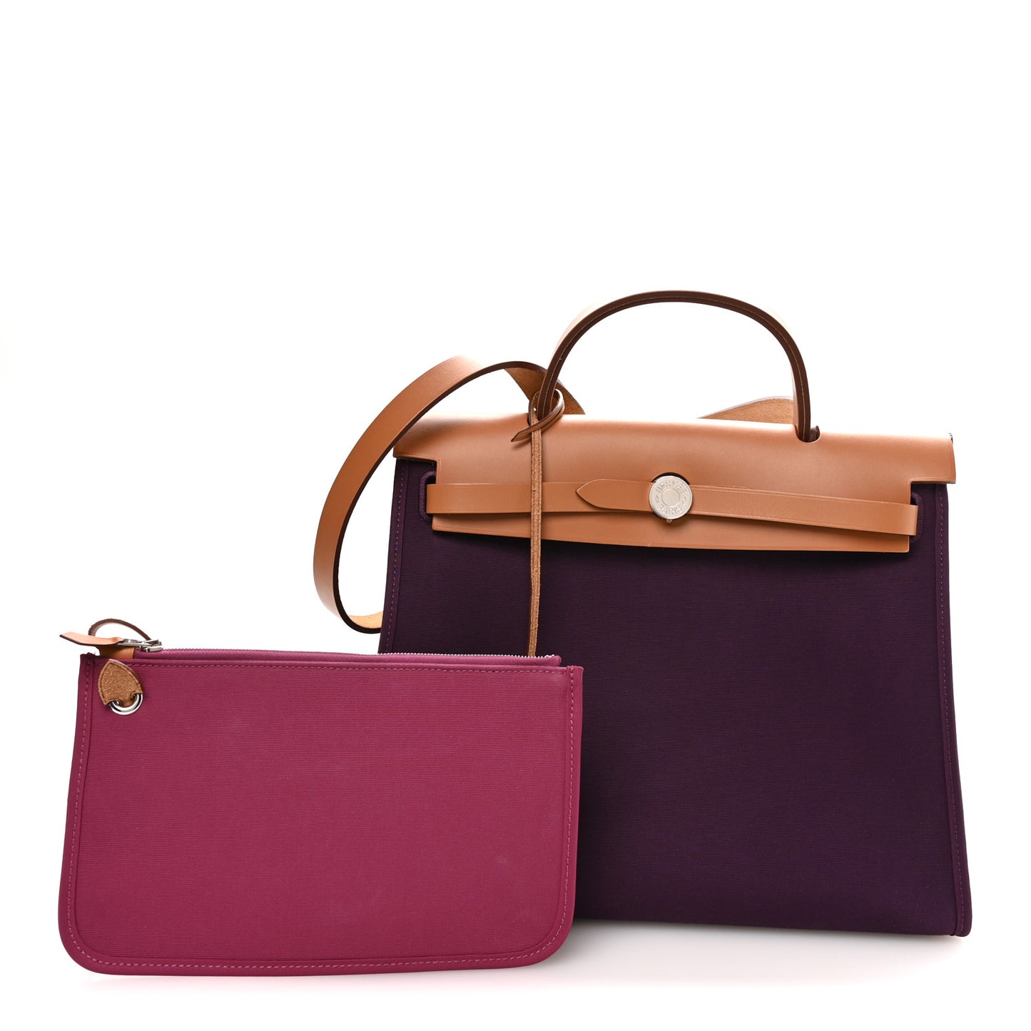 Toile Vache Hunter Herbag Zip 31 PM Cassis Fauve