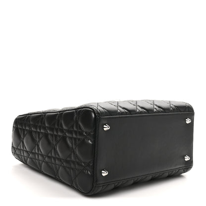 Christian Dior Lambskin Cannage Medium Lady Dior Black 4 of 10