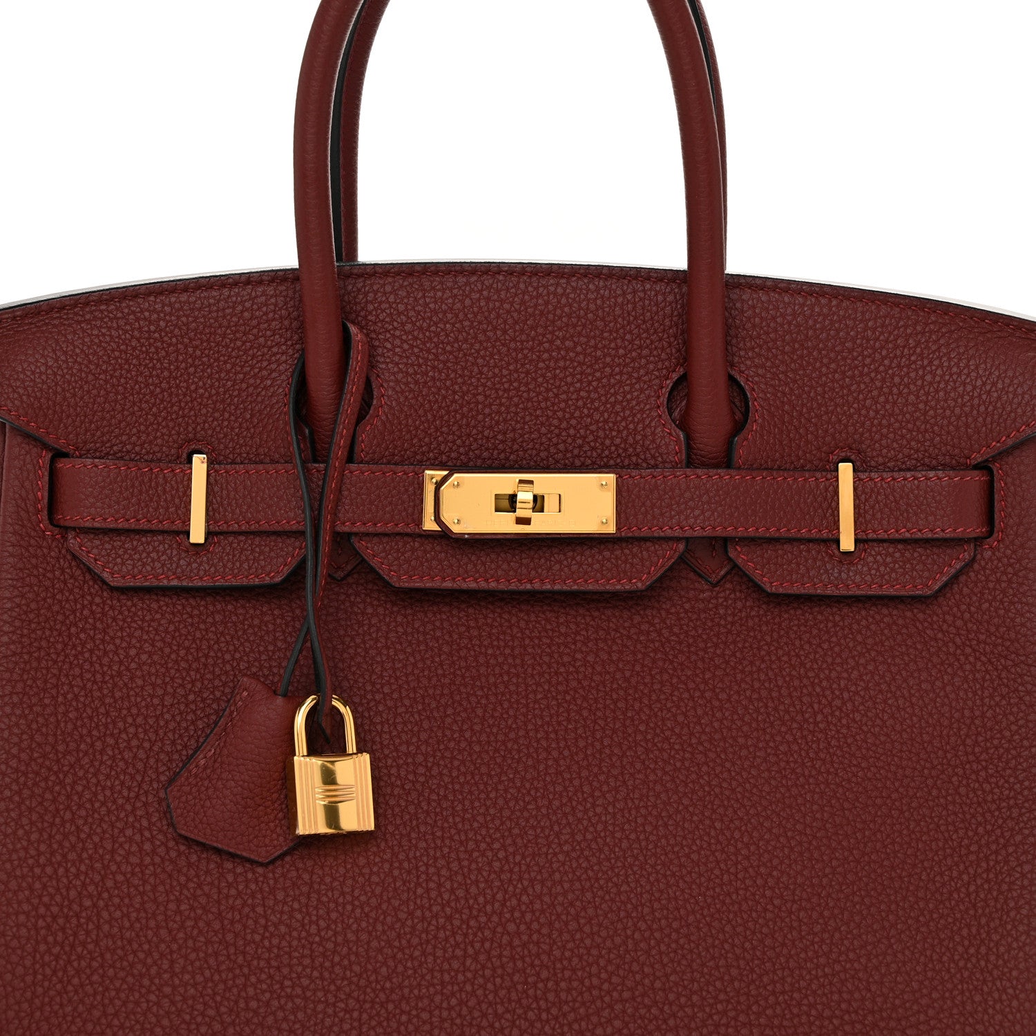 Hermes Togo Birkin 30 Rouge H 8 of 13