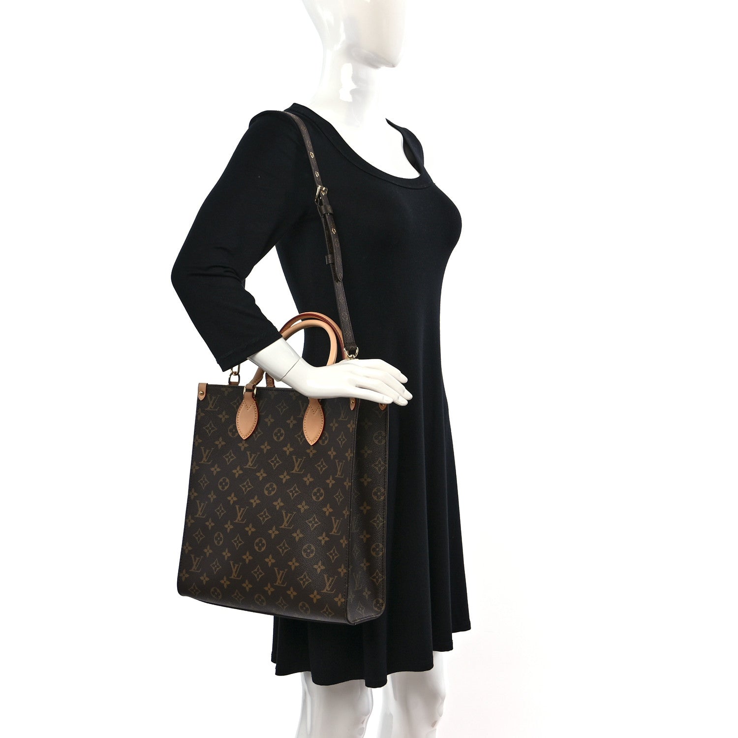 Louis Vuitton Monogram Sac Plat PM 2 of 9