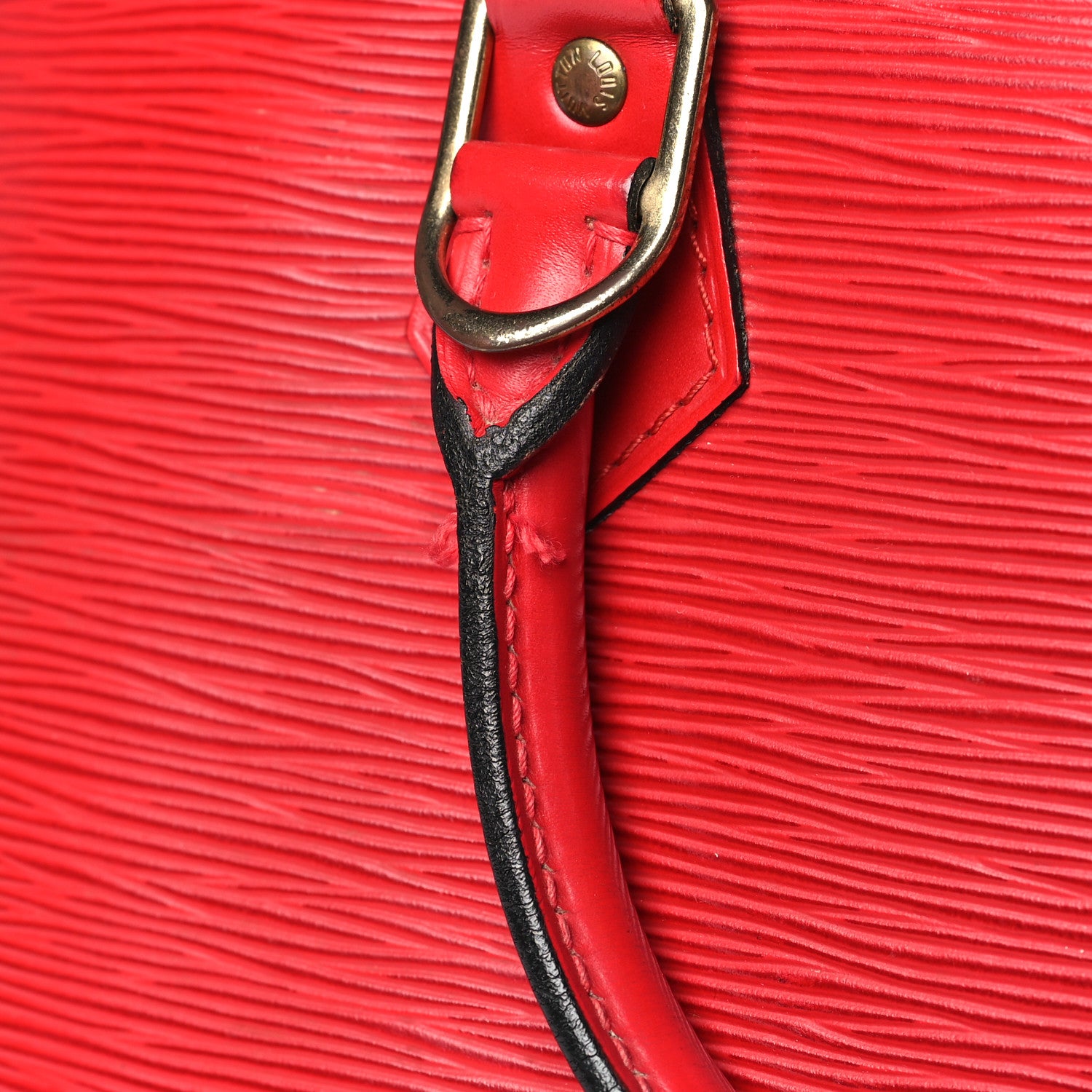Louis Vuitton Epi Alma PM Castillan Red 9 of 9