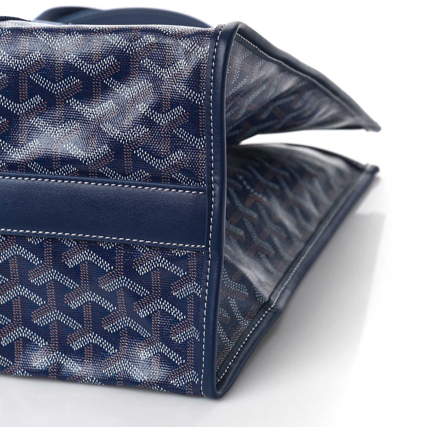 Goyard Goyardine Villette Tote Blue 9 of 9